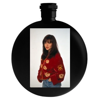 Shannen Doherty Round Flask