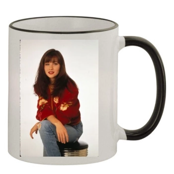 Shannen Doherty 11oz Colored Rim & Handle Mug