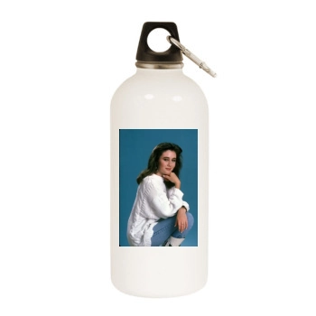 Shannen Doherty White Water Bottle With Carabiner