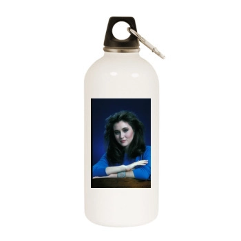 Shannen Doherty White Water Bottle With Carabiner