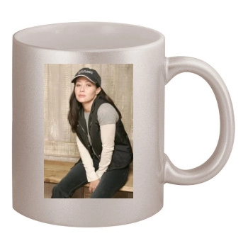 Shannen Doherty 11oz Metallic Silver Mug