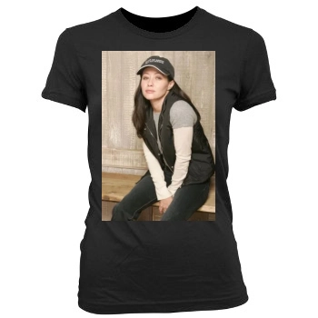 Shannen Doherty Women's Junior Cut Crewneck T-Shirt