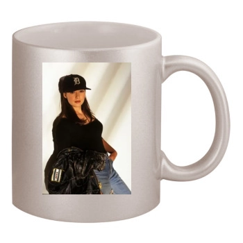 Shannen Doherty 11oz Metallic Silver Mug