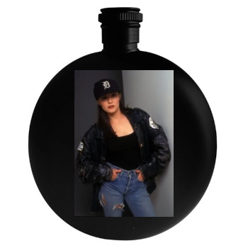 Shannen Doherty Round Flask