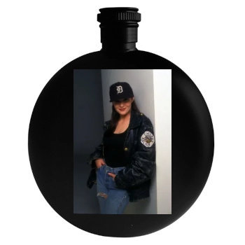 Shannen Doherty Round Flask