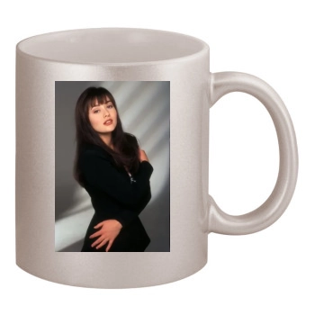 Shannen Doherty 11oz Metallic Silver Mug