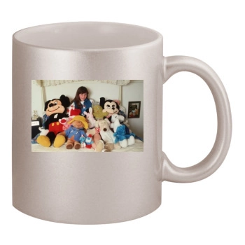 Shannen Doherty 11oz Metallic Silver Mug