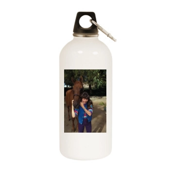 Shannen Doherty White Water Bottle With Carabiner