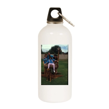 Shannen Doherty White Water Bottle With Carabiner