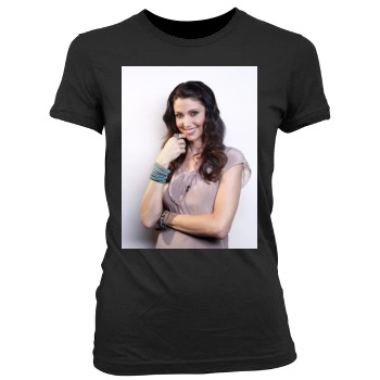 Shannon Elizabeth Women's Junior Cut Crewneck T-Shirt