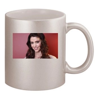 Shannon Elizabeth 11oz Metallic Silver Mug