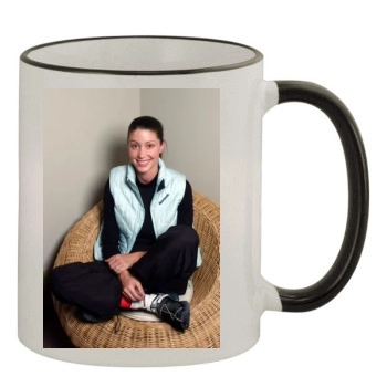 Shannon Elizabeth 11oz Colored Rim & Handle Mug