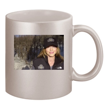 Shannon Elizabeth 11oz Metallic Silver Mug