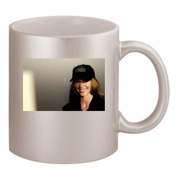 Shannon Elizabeth 11oz Metallic Silver Mug