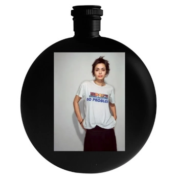 Shannyn Sossamon Round Flask