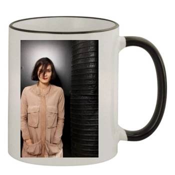 Shannyn Sossamon 11oz Colored Rim & Handle Mug