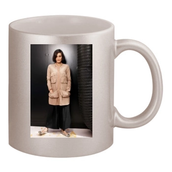 Shannyn Sossamon 11oz Metallic Silver Mug