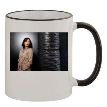 Shannyn Sossamon 11oz Colored Rim & Handle Mug