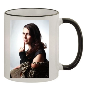 Sharon den Adel 11oz Colored Rim & Handle Mug