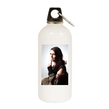 Sharon den Adel White Water Bottle With Carabiner