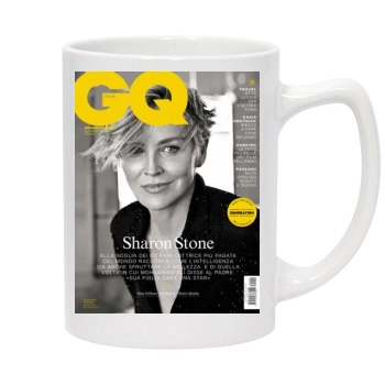 Sharon Stone 14oz White Statesman Mug