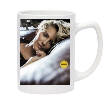 Sharon Stone 14oz White Statesman Mug