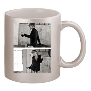 Sharon Stone 11oz Metallic Silver Mug