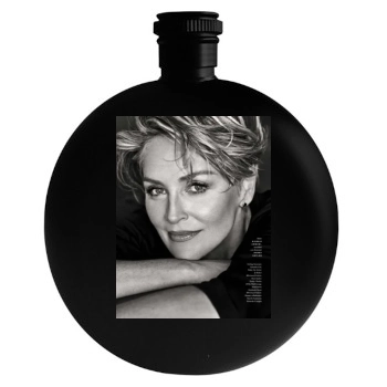 Sharon Stone Round Flask