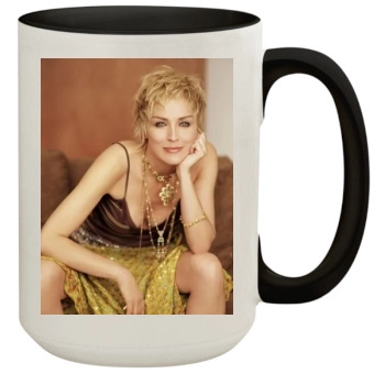 Sharon Stone 15oz Colored Inner & Handle Mug