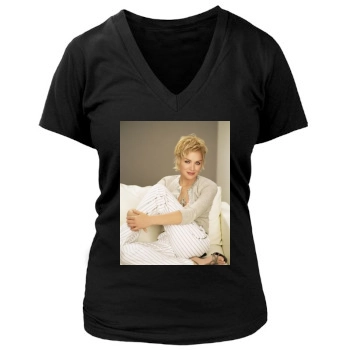 Sharon Stone Women's Deep V-Neck TShirt