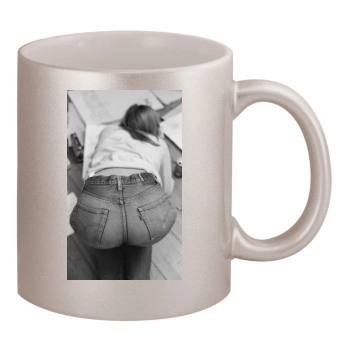 Sharon Stone 11oz Metallic Silver Mug