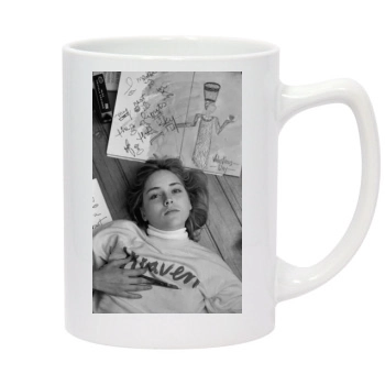 Sharon Stone 14oz White Statesman Mug