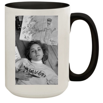 Sharon Stone 15oz Colored Inner & Handle Mug