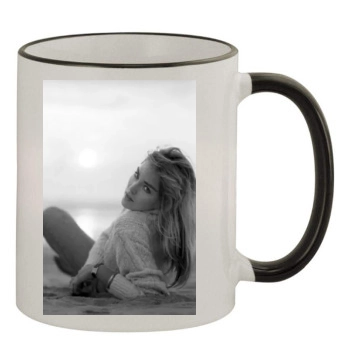 Sharon Stone 11oz Colored Rim & Handle Mug