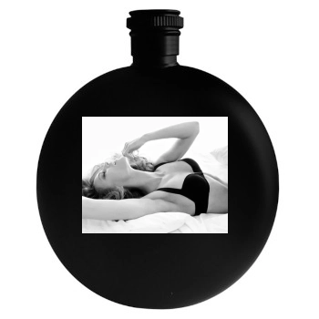 Hilary Swank Round Flask