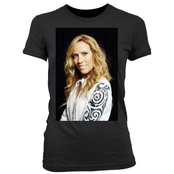 Sheryl Crow Women's Junior Cut Crewneck T-Shirt