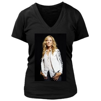 Sheryl Crow Women's Deep V-Neck TShirt