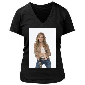 Sheryl Crow Women's Deep V-Neck TShirt