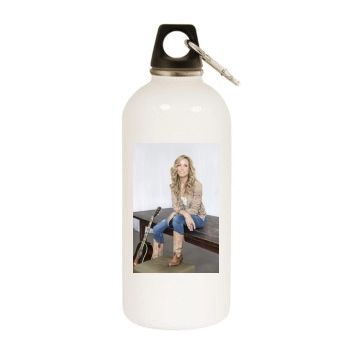 Sheryl Crow White Water Bottle With Carabiner