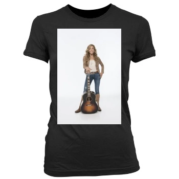 Sheryl Crow Women's Junior Cut Crewneck T-Shirt