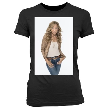 Sheryl Crow Women's Junior Cut Crewneck T-Shirt