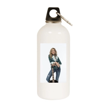 Sheryl Crow White Water Bottle With Carabiner