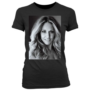 Sheryl Crow Women's Junior Cut Crewneck T-Shirt