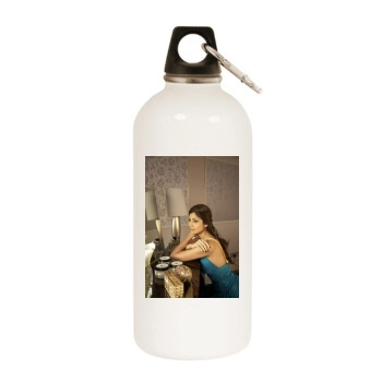 Shilpa Shetty White Water Bottle With Carabiner