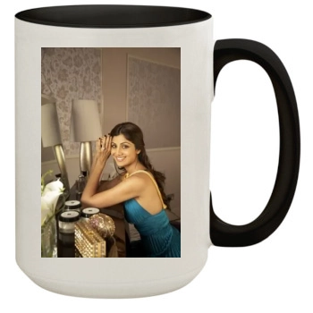 Shilpa Shetty 15oz Colored Inner & Handle Mug