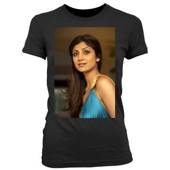 Shilpa Shetty Women's Junior Cut Crewneck T-Shirt