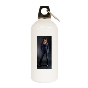 Shilpa Shetty White Water Bottle With Carabiner