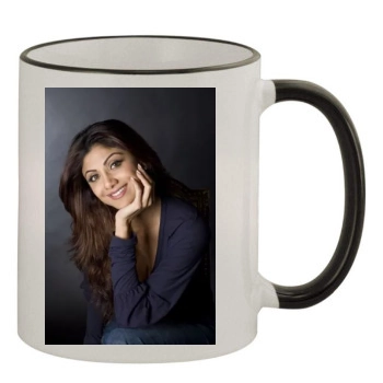 Shilpa Shetty 11oz Colored Rim & Handle Mug