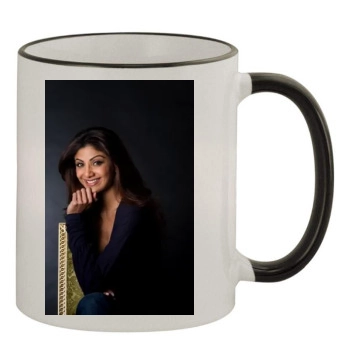 Shilpa Shetty 11oz Colored Rim & Handle Mug