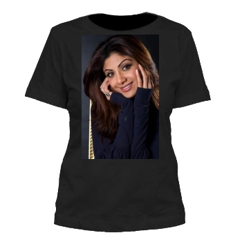 Shilpa Shetty Women's Cut T-Shirt